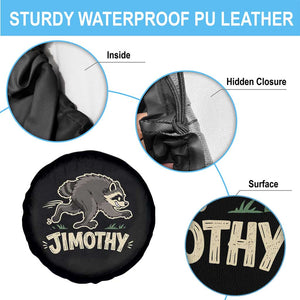 Funny Running Jimothy the Raccoon Spare Tire Cover Viral Seattle Trash Panda Meme TS02 Print Your Wear