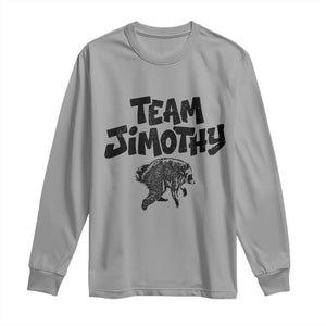 Vintage Team Jimothy the Raccoon Fan Club Long Sleeve Shirt Viral Seattle Trash Panda Lover Supporter