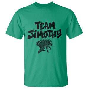 Vintage Team Jimothy the Raccoon Fan Club T Shirt Viral Seattle Trash Panda Lover Supporter
