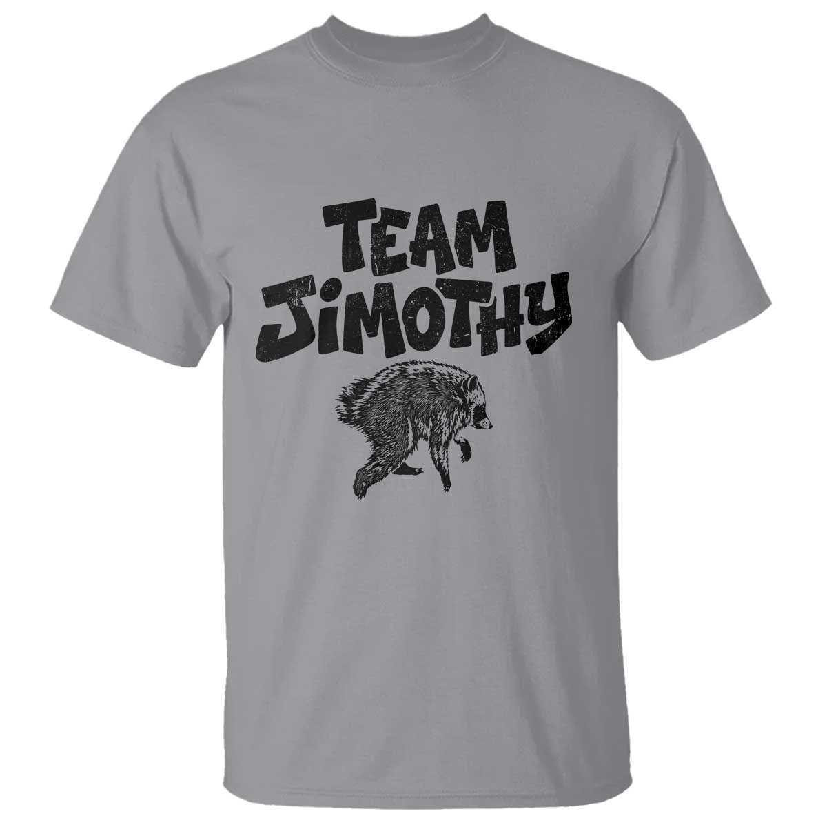 Vintage Team Jimothy the Raccoon Fan Club T Shirt Viral Seattle Trash Panda Lover Supporter