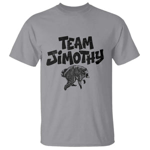 Vintage Team Jimothy the Raccoon Fan Club T Shirt Viral Seattle Trash Panda Lover Supporter
