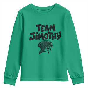 Vintage Team Jimothy the Raccoon Fan Club Youth Sweatshirt Viral Seattle Trash Panda Lover Supporter