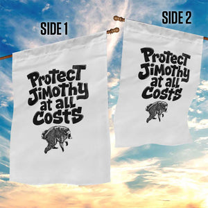 Protect Jimothy At All Costs Viral Seattle Raccoon Garden Flag Trash Panda Legend Lover Supporter