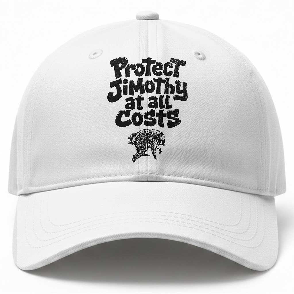 Protect Jimothy At All Costs Viral Seattle Raccoon Baseball Cap Trash Panda Legend Lover Supporter TS02 Print Your Wear