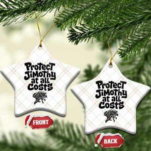 Protect Jimothy At All Costs Viral Seattle Raccoon Ceramic Ornament Trash Panda Legend Lover Supporter