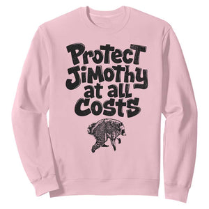 Protect Jimothy At All Costs Viral Seattle Raccoon Sweatshirt Trash Panda Legend Lover Supporter
