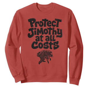 Protect Jimothy At All Costs Viral Seattle Raccoon Sweatshirt Trash Panda Legend Lover Supporter