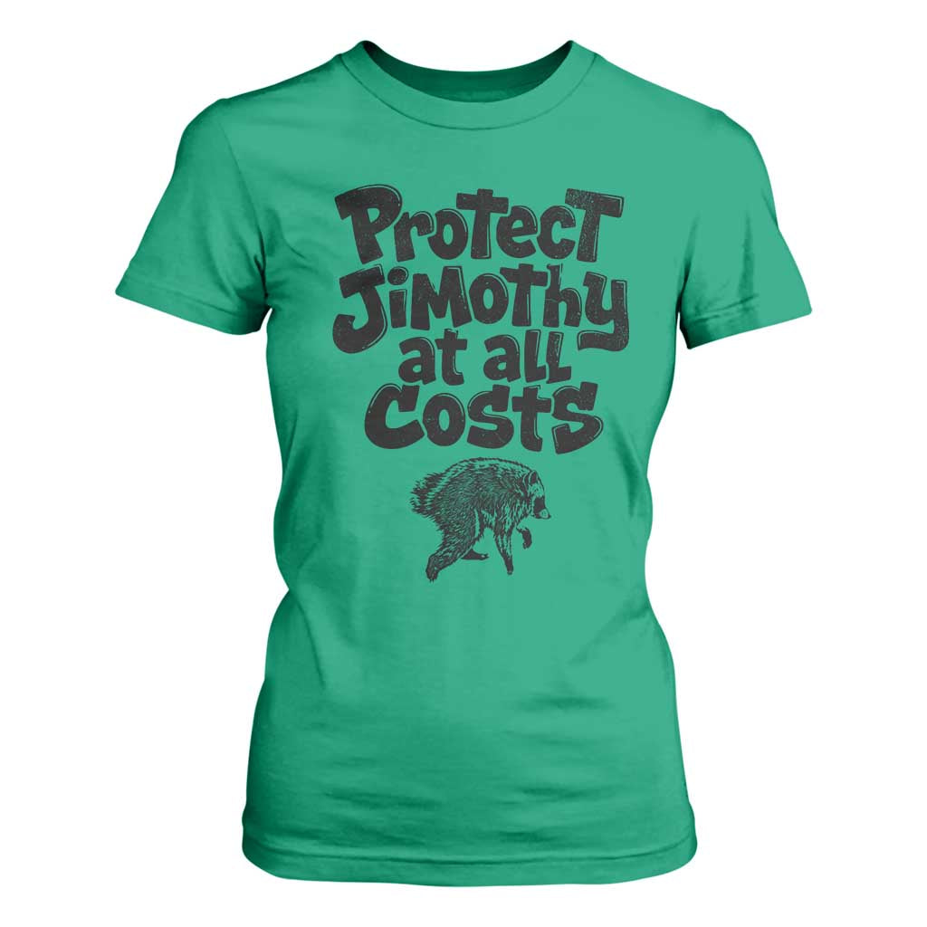 Protect Jimothy At All Costs Viral Seattle Raccoon T Shirt For Women Trash Panda Legend Lover Supporter