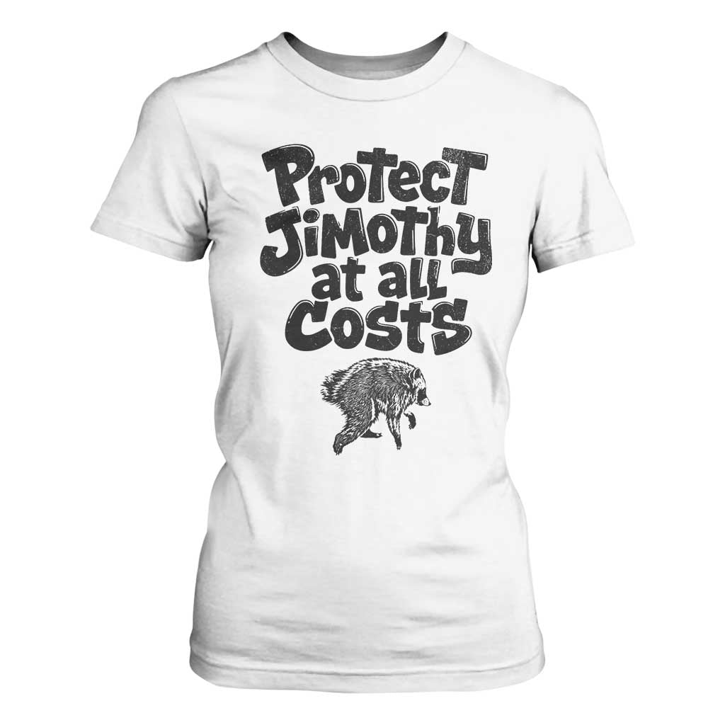 Protect Jimothy At All Costs Viral Seattle Raccoon T Shirt For Women Trash Panda Legend Lover Supporter