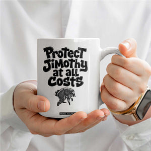 Protect Jimothy At All Costs Viral Seattle Raccoon Coffee Mug Trash Panda Legend Lover Supporter