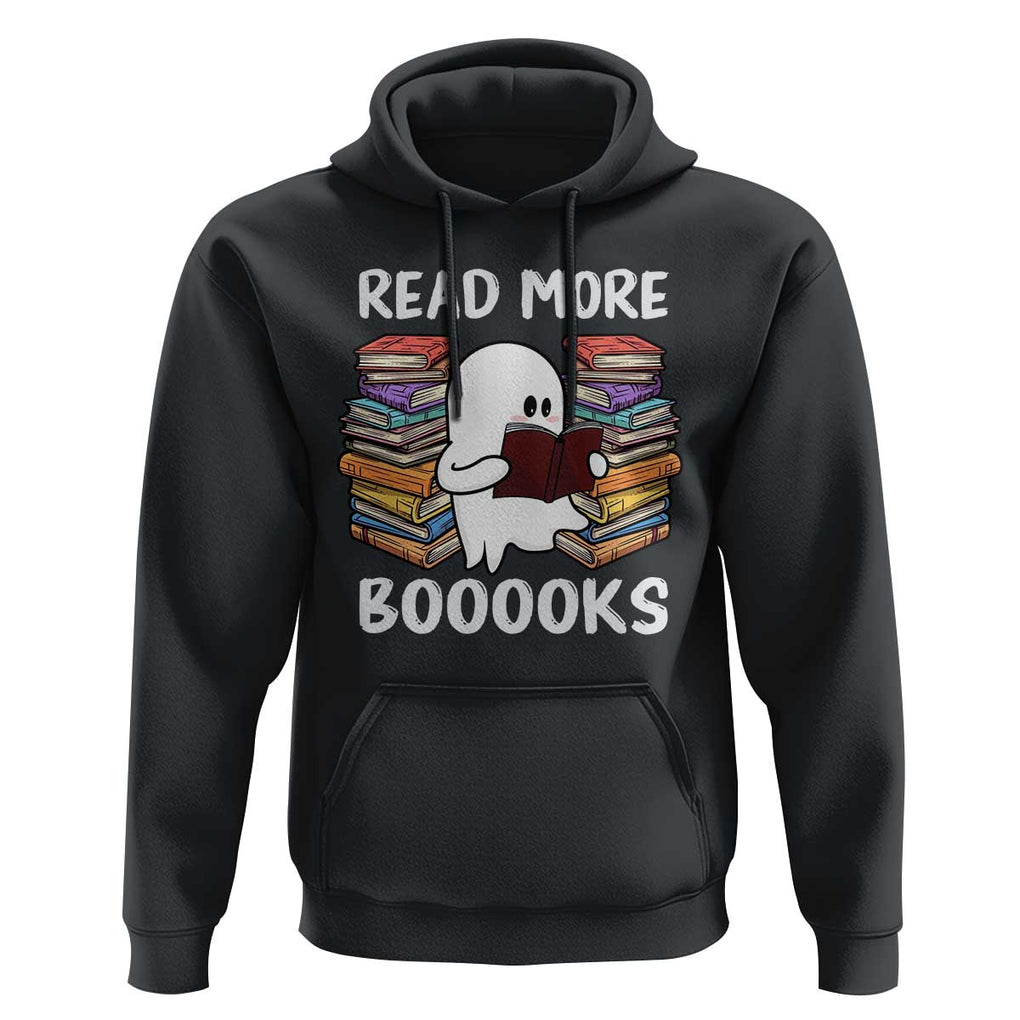 Halloween Reading Hoodie Read More Books Cute Ghost Boo Sheet TS02 Black Print Your Wear