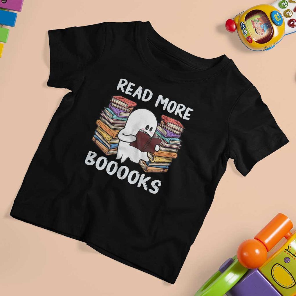 Halloween Reading T Shirt For Kid Read More Books Cute Ghost Boo Sheet TS02 Black Print Your Wear