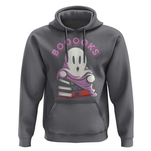 Halloween Reading Hoodie Booooks Cute Ghost Boo Sheet TS02 Charcoal Print Your Wear