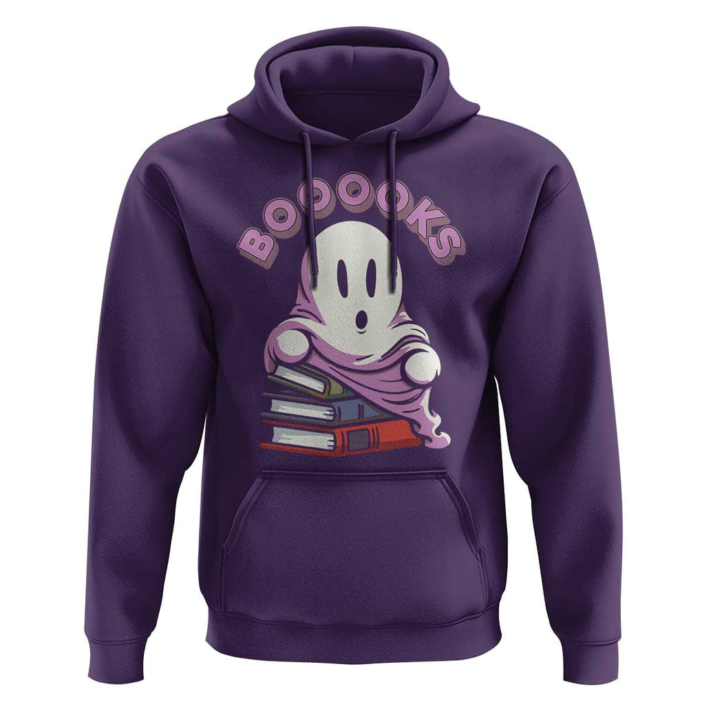 Halloween Reading Hoodie Booooks Cute Ghost Boo Sheet TS02 Purple Print Your Wear