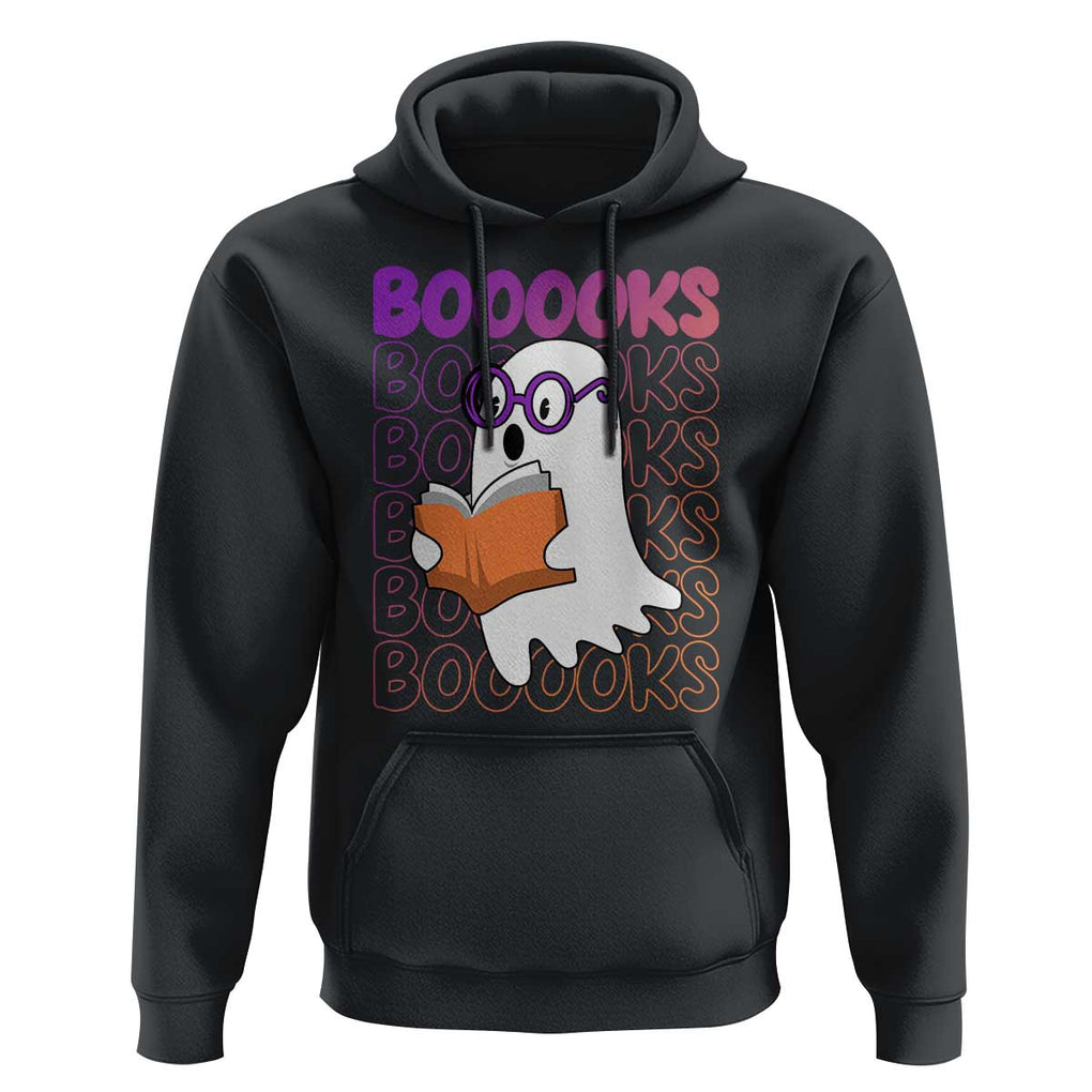 Halloween Reading Hoodie Booooks Cute Ghost Nerd Boo Sheet TS02 Black Print Your Wear