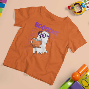 Halloween Reading T Shirt For Kid Booooks Cute Ghost Nerd Boo Sheet TS02 Orange Print Your Wear