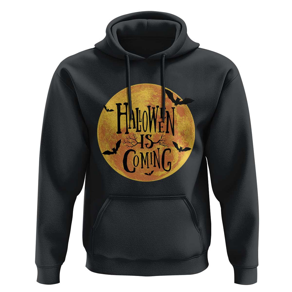 Halloween Season Hoodie Spooky Season Is Coming Scary Night TS02 Black Print Your Wear