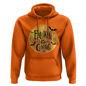 Halloween Season Hoodie Spooky Season Is Coming Scary Night TS02 Orange Print Your Wear