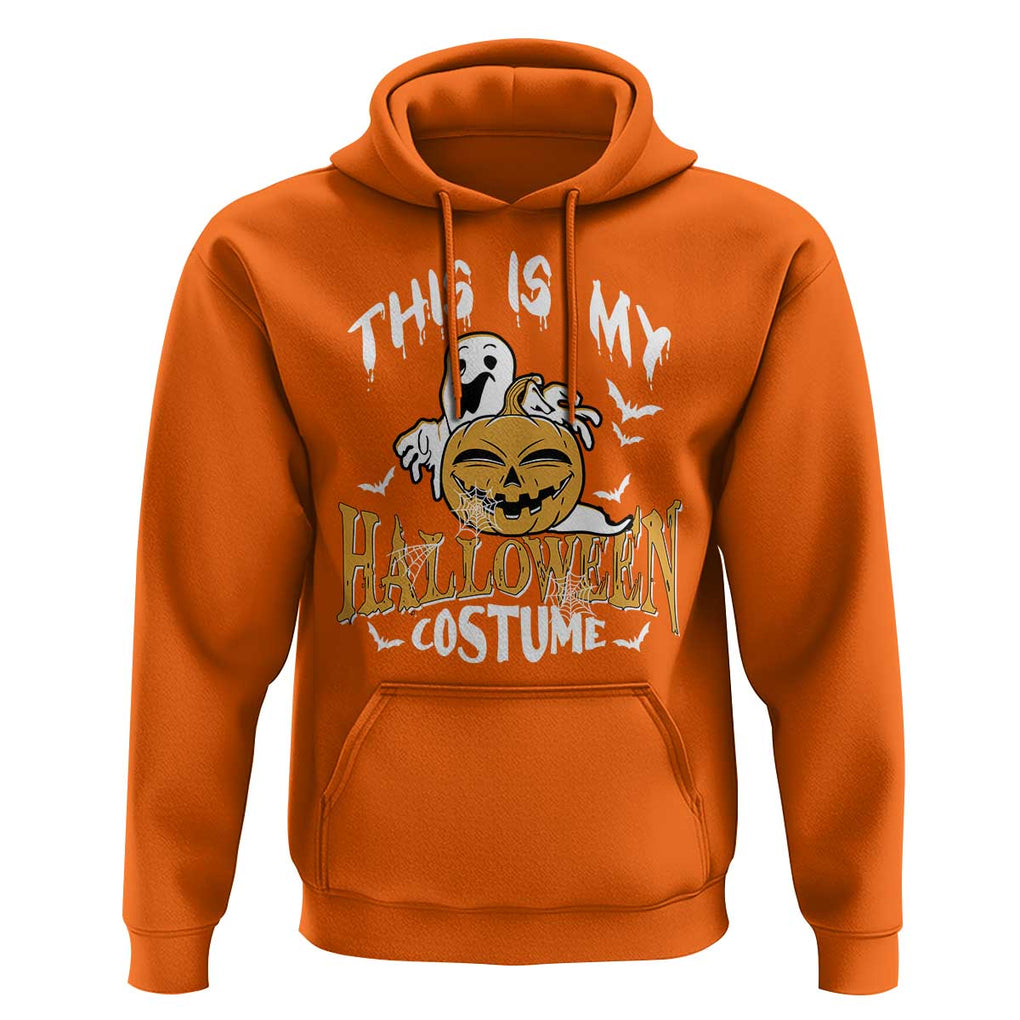 Scary Pumpkin Hoodie This Is My Halloween Costume Boo Sheet TS02 Orange Print Your Wear