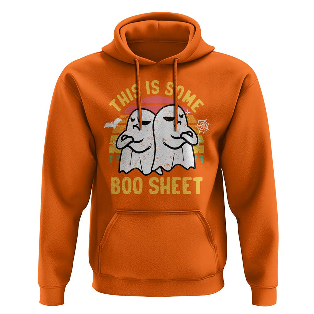 Funny Boo Sheet Hoodie Funny Halloween Boo Ghost Costume This is Double Boo Sheet TS02 Orange Print Your Wear