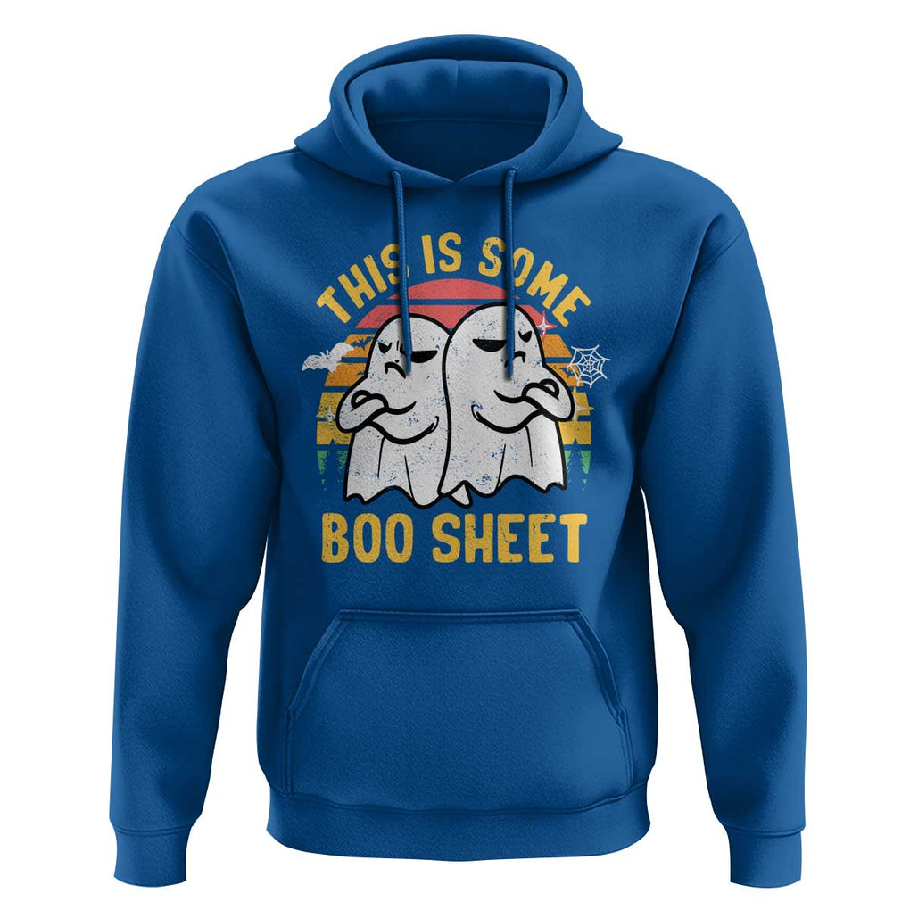 Funny Boo Sheet Hoodie Funny Halloween Boo Ghost Costume This is Double Boo Sheet TS02 Royal Blue Print Your Wear