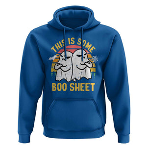 Funny Boo Sheet Hoodie Funny Halloween Boo Ghost Costume This is Double Boo Sheet TS02 Royal Blue Print Your Wear