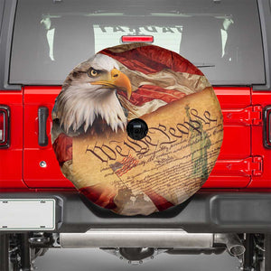 We The People Patriotic Eagle American Flag Spare Tire Cover Liberty Freedom USA Pride Tribute 4th of July Independence Celebration TS02 Multicolor Print Your Wear