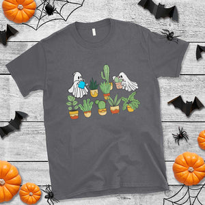 Halloween Gardening T Shirt Cute Gardener Boo Sheet Ghost Garden Plants Lover Halloween Costume TS02 Charcoal Print Your Wear