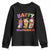 Happy HalloThanksMas Latte Youth Sweatshirt Halloween Thanksgiving Christmas TS02 Black Print Your Wear