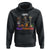 HalloThanksMas Skeleton Hoodie Halloween Thanksgiving Christmas TS02 Black Print Your Wear