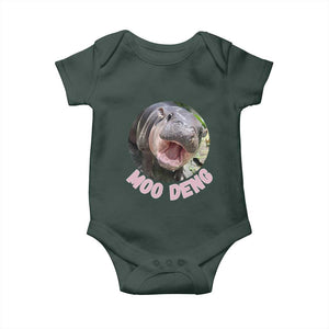Baby Hippo Moo Deng Baby Onesie Cute Pygmy Hippopotamus Bouncy Pig TS02 Print Your Wear