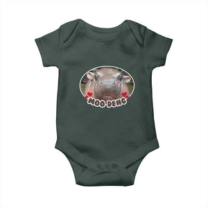 Baby Hippo Moo Deng Baby Onesie Cute Pygmy Hippopotamus Meme TS02 Print Your Wear