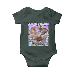 Baby Hippo Moo Deng Baby Onesie The Famous Cute Pygmy Hippopotamus TS02 Print Your Wear