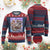 Baby Hippo Moo Deng Ugly Christmas Sweater The Famous Cute Pygmy Hippopotamus TS02 Burgundy Print Your Wear