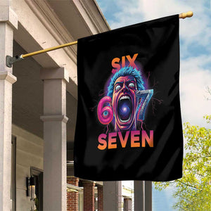 Mason 67 Chaos Edition Garden Flag Psychedelic Screaming Six Seven Meme TS02 Print Your Wear