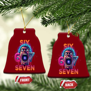 Mason 67 Chaos Edition Ceramic Ornament Psychedelic Screaming Six Seven Meme TS02 Print Your Wear