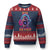 Mason 67 Chaos Edition Ugly Christmas Sweater Psychedelic Screaming Six Seven Meme TS02 Navy Red Print Your Wear