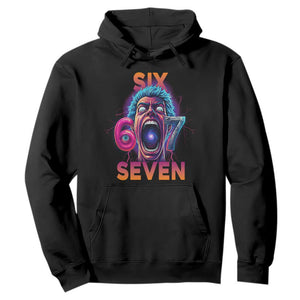 Mason 67 Chaos Edition Hoodie Psychedelic Screaming Six Seven Meme TS02 Black Print Your Wear