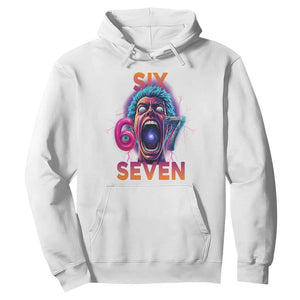 Mason 67 Chaos Edition Hoodie Psychedelic Screaming Six Seven Meme TS02 White Print Your Wear