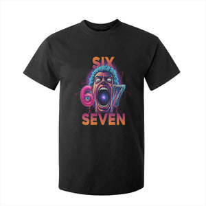 Mason 67 Chaos Edition T Shirt For Kid Psychedelic Screaming Six Seven Meme TS02 Black Print Your Wear