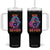 Mason 67 Chaos Edition Tumbler With Handle Psychedelic Screaming Six Seven Meme TS02 One Size: 40 oz Black Print Your Wear