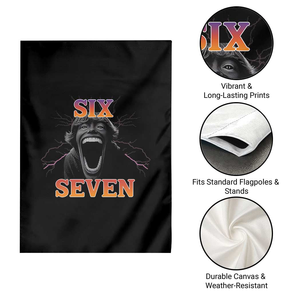 Mason 67 Kid Meme Garden Flag Devil Edit Viral Six Seven Scream TS02 Print Your Wear