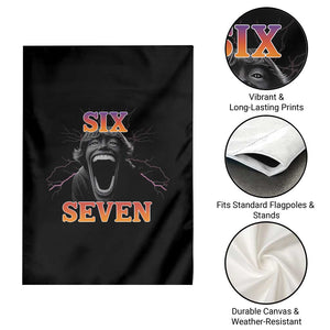 Mason 67 Kid Meme Garden Flag Devil Edit Viral Six Seven Scream TS02 Print Your Wear