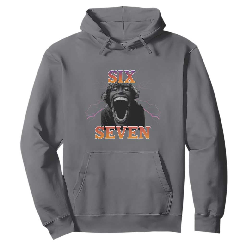 Mason 67 Kid Meme Hoodie Devil Edit Viral Six Seven Scream TS02 Charcoal Print Your Wear