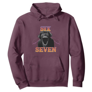 Mason 67 Kid Meme Hoodie Devil Edit Viral Six Seven Scream TS02 Maroon Print Your Wear