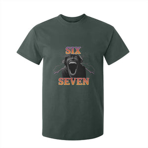 Mason 67 Kid Meme T Shirt For Kid Devil Edit Viral Six Seven Scream TS02 Dark Forest Green Print Your Wear