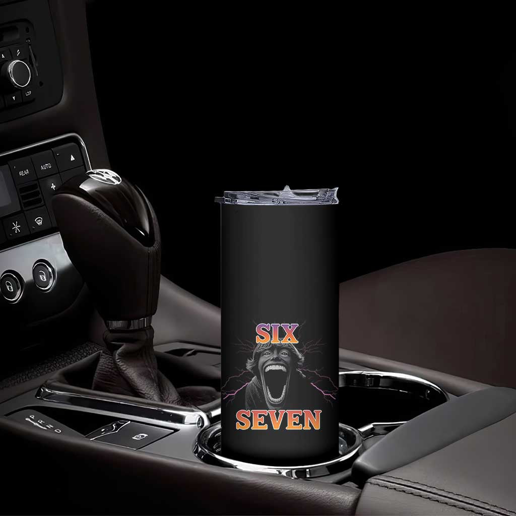 Mason 67 Kid Meme Skinny Tumbler Devil Edit Viral Six Seven Scream TS02 Print Your Wear