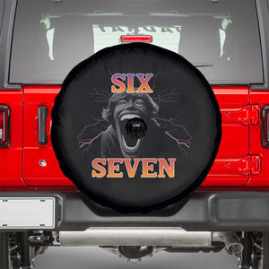 Mason 67 Kid Meme Spare Tire Cover Devil Edit Viral Six Seven Scream TS02 Black Print Your Wear