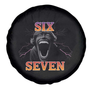 Mason 67 Kid Meme Spare Tire Cover Devil Edit Viral Six Seven Scream TS02 Print Your Wear