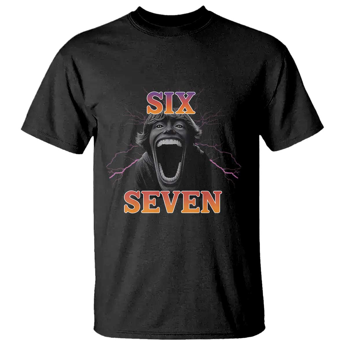 Mason 67 Kid Meme T Shirt Devil Edit Viral Six Seven Scream TS02 Black Print Your Wear